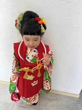 ミリ(Mm.) 七五三ヘアスタイル