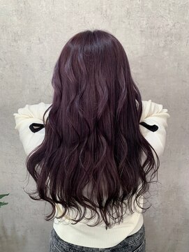 ヘアーワークス ボナ ウニクス店(HAIR WORKS bona) ハイライトカラーミディアムヘアグレージュカラーデザインカラー