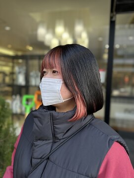 ノーム バイ アウラ(norm. by aura) フェイスフレーミング / ピンクカラー