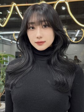 シーテ(Ciete) 韓国ヘア名古屋ハイレイヤー顔まわりカット前髪ボブタッセル小顔