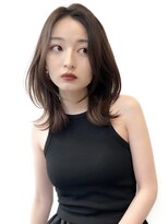 リル バイ ジルブラン(Lil by JIL BLAN) レイヤーカットデザインカラーウェットヘア 大山