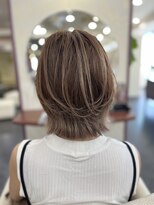 アイズ 渋沢(AIZU)&nbsp;ウルフボブ　インナーコントラストハイライト