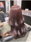 《赤川》ブリーチなしダブルカラー「レッドブラウン」