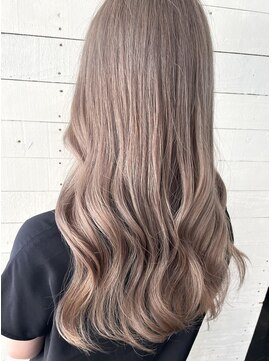 ルノン フィージュ(LUNON fieju) ミルクティーベージュ/ブリーチカラー/髪質補修ダブルカラー