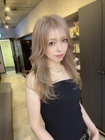 サニー 渋谷(SUNNY) ハイトーンレイヤーカット、バレイヤージュ、ハイライト