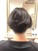 ヘアー グリーン(hair green)&nbsp;30代40代50代/マッシュショート/黒髪スタイル