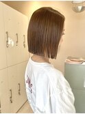ぱつっとボブ@20代/30代