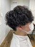 メンズカット＋スパイラルパーマ￥10900