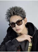 シルバーグレー スパイキーショート