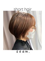 シーム(seam.)&nbsp;簡単スタイリングショートボブ◎どんな髪質・毛量・年齢もOK！