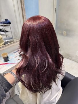 アソビセカンド 原宿(ASOBI 2nd) ダブルカラー/ハイトーンカラー/原宿/前髪/チェリーピンク