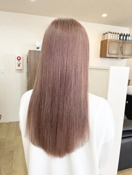 ミラシィ 成田(Mirashy) ハイライトカラーミルクティーベージュレイヤーカット