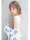＃ホワイトグレージュミニウルフチェリーブラウン