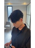 毛流れセンターパート