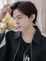 カバーヘア ブリス 大宮西口(COVER HAIR bliss) アップバングレッドブラウンモテマッシュa大宮10代20代30代