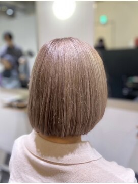 ルルディ バイ アフロディーテ銀座(luludi by APHRODITE) くびれヘア/アプリコットオレンジ/ハイライト/縮毛矯正/銀座