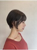 オリーブグレージュ◎ショートボブ