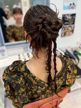 カチモリ♪結婚式列席おすすめヘアアレンジ