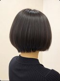 30代40代ショート白髪染めグレイカラーボブ艶栄名駅伏見丸の内