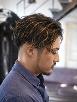 ジ オブスキュア(THE OBSCURE)&nbsp;ラフオールバック×ゴールドメッシュ