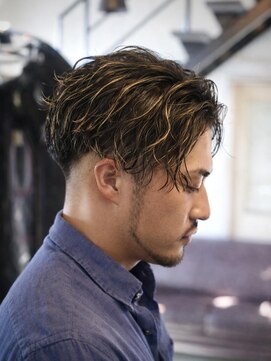 ジ オブスキュア(THE OBSCURE) ラフオールバック×ゴールドメッシュ