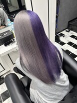 ゼノ(Xeno)&nbsp;ホワイトシルバー×パープル