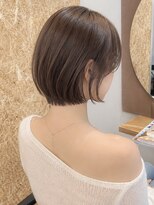 ノア(NOA)&nbsp;【NOA】髪質改善×シアーグレージュコンパクトボブ×白髪ぼかし