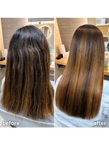アース 渋谷店(HAIR&MAKE EARTH)&nbsp;髪質改善×縮毛矯正で艶ロング