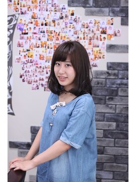 ルーミールーム(RoomieRoom) 大人可愛いワンカールボブ艶カラー愛されスタイル20代30代