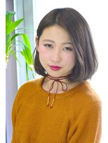 リプレイ(Replay)&nbsp;パールグレーワンカールボブ