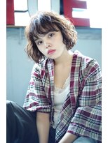 クロム バイ リエット(Chlom by Lietto)&nbsp;Chlom ☆フリンジカーリーベージュショートボブ　TEL 0364574337