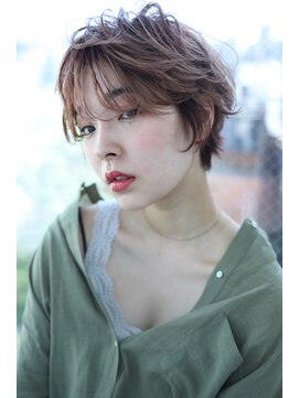 ネオリーブ ジューク 日吉店(Neolive JuQ) 【日吉 neoliveJuQ】グレージュ ハイライト ひし形ショート