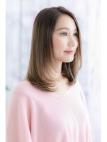ヘアアンドビューティー ミック(Hair & Beauty miq) おフェロワンカール*外国人風インナーカラーセミディ