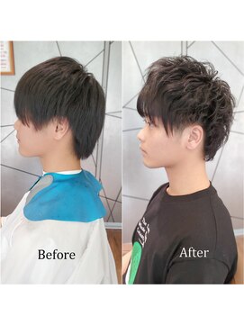 アイル(I'll) [Hair Make I`ll 奈良]ビフォーアフター