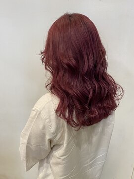 ベイス アワジ(BASE) ピンクパープルウェービ