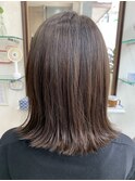 切りっぱなしボブ