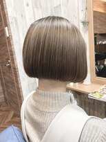 ヘアーズ ベリー 平野店(hairs BERRY) BERRY＿ボブ＿マッシュショート＿カーキグレージュ_10代20代30代