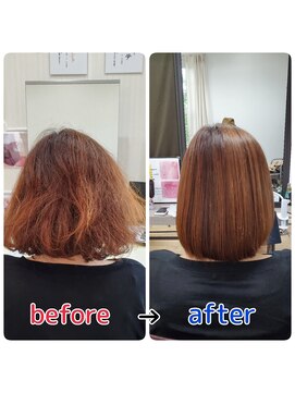 ブルーフィン シセロ(Blue Fin cicero) シライケイタ　の　髪質改善