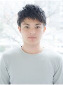 メンズツーブロックナチュラルベリーショート 祐天寺/メンズ