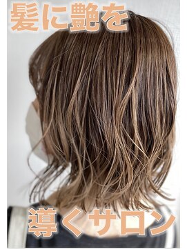 ワンズ 大里店(ONE'S) ボブ×ブラウンカラー