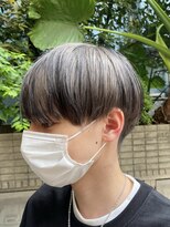 スタジオフォーエイチ(STUDIO 4H)&nbsp;ハイライト/グレージュ/韓国マッシュ/骨格補正カット/ローライト