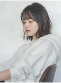 さらっとストレートボブスタイル