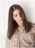 【RAWR】髪質改善×フェザーバング_ストレートヘア