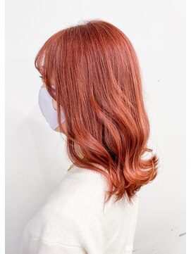 エイト 池袋店(EIGHT ikebukuro) 【EIGHT 池袋】コーラル×ピンクベージュ