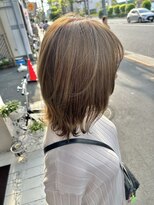 デイジー インデックスヘア 大島店(DAISY index hair) ミルクティーベージュ×くびれレイヤー¥9900