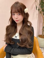 ボタン シブヤ(VOTAN SHIBUYA) ベージュ/韓国ヘア/渋谷/レイヤー/顔まわり/前髪