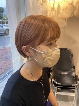 フィグバイアルテフィーチェ(fig by artefice) オレンジベージュカラー