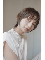 ムーン バイ ケンジ(moon by KENJE)&nbsp;骨格小顔似合わせカット丸みナチュラルショートボブくびれボブ