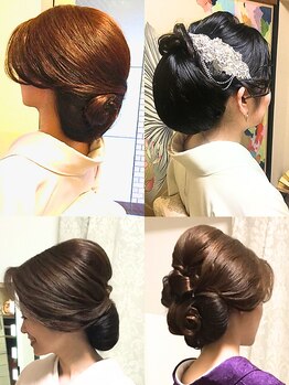 聖の華の写真/着物にも似合う♪抱き合わせや夜会巻きなど思い通りの和風styleが叶っちゃう◎