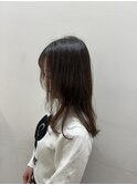 デジタルパーマをかけている方にメテオカラーで根元ぼかし